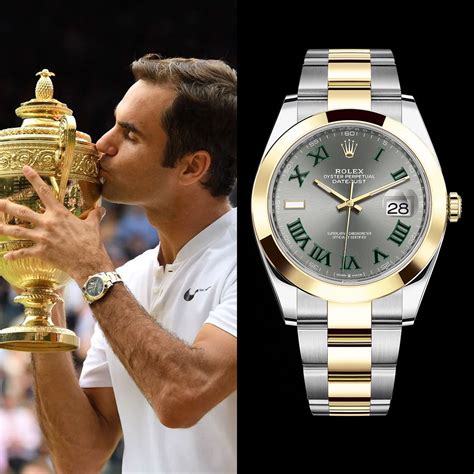 rolex wimbledon federer|roger federer goat collection.